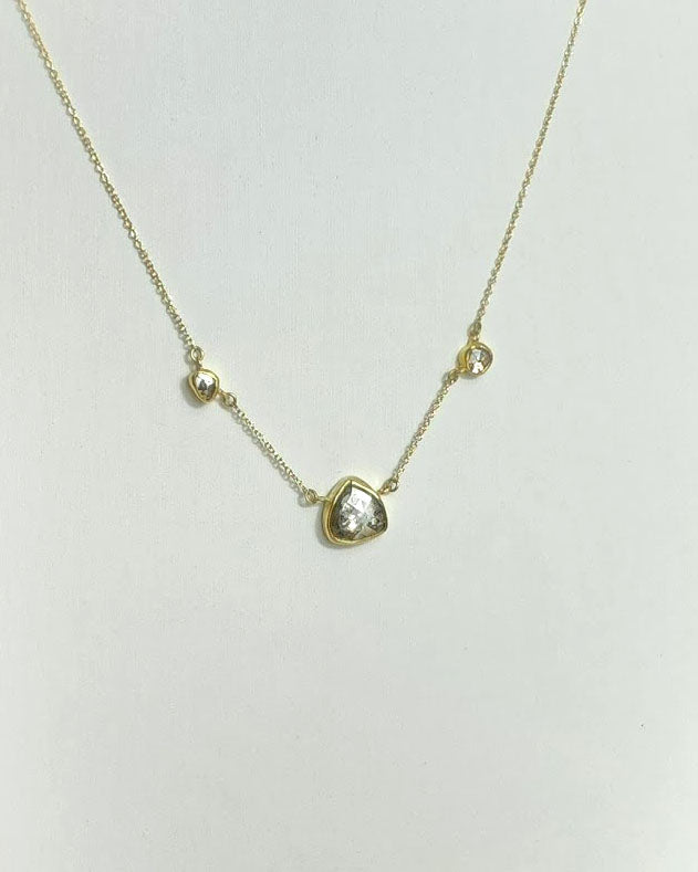 Three diamond necklace