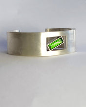 Load image into Gallery viewer, Silver Bracelet with Tourmaline
