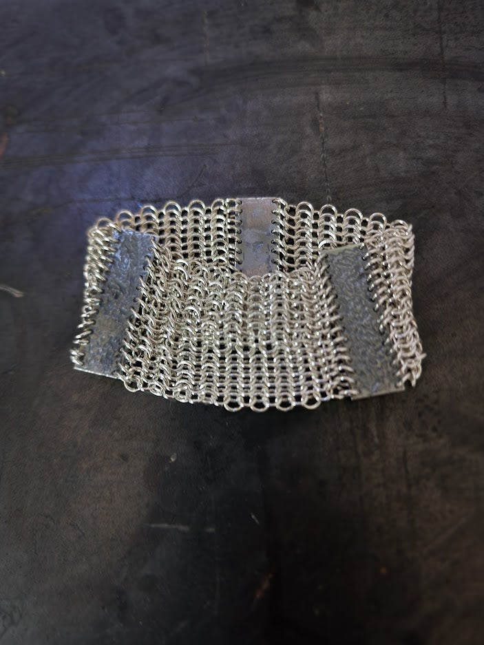 Chainmail with panels