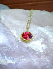 Load image into Gallery viewer, Fire opal necklace
