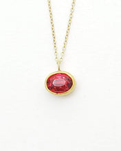 Load image into Gallery viewer, Fire opal necklace
