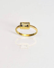 Load image into Gallery viewer, Fancy yellow tanzanite ring
